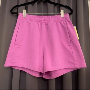 All In Motion Terry Shorts in Purple